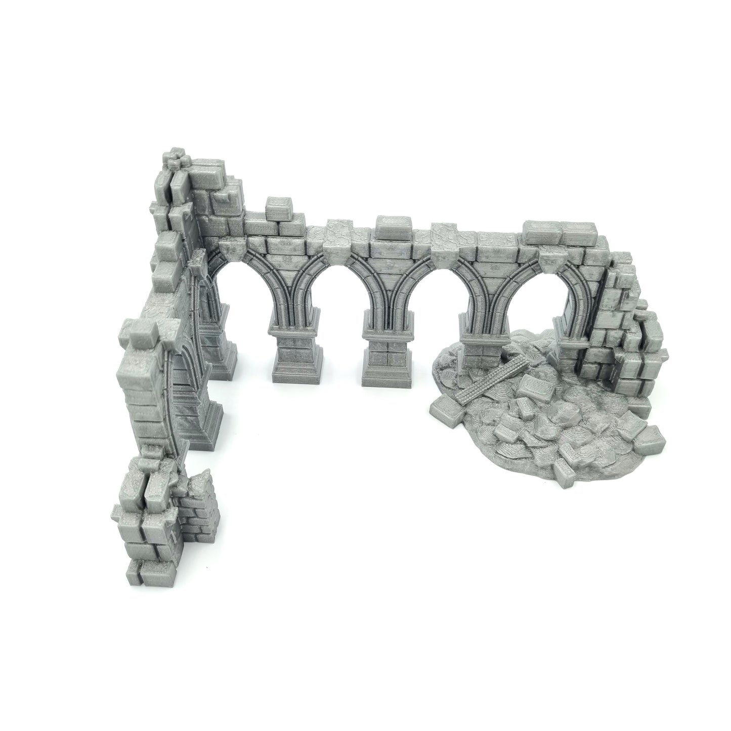 Battle Ruined Pillars Wall QP3D