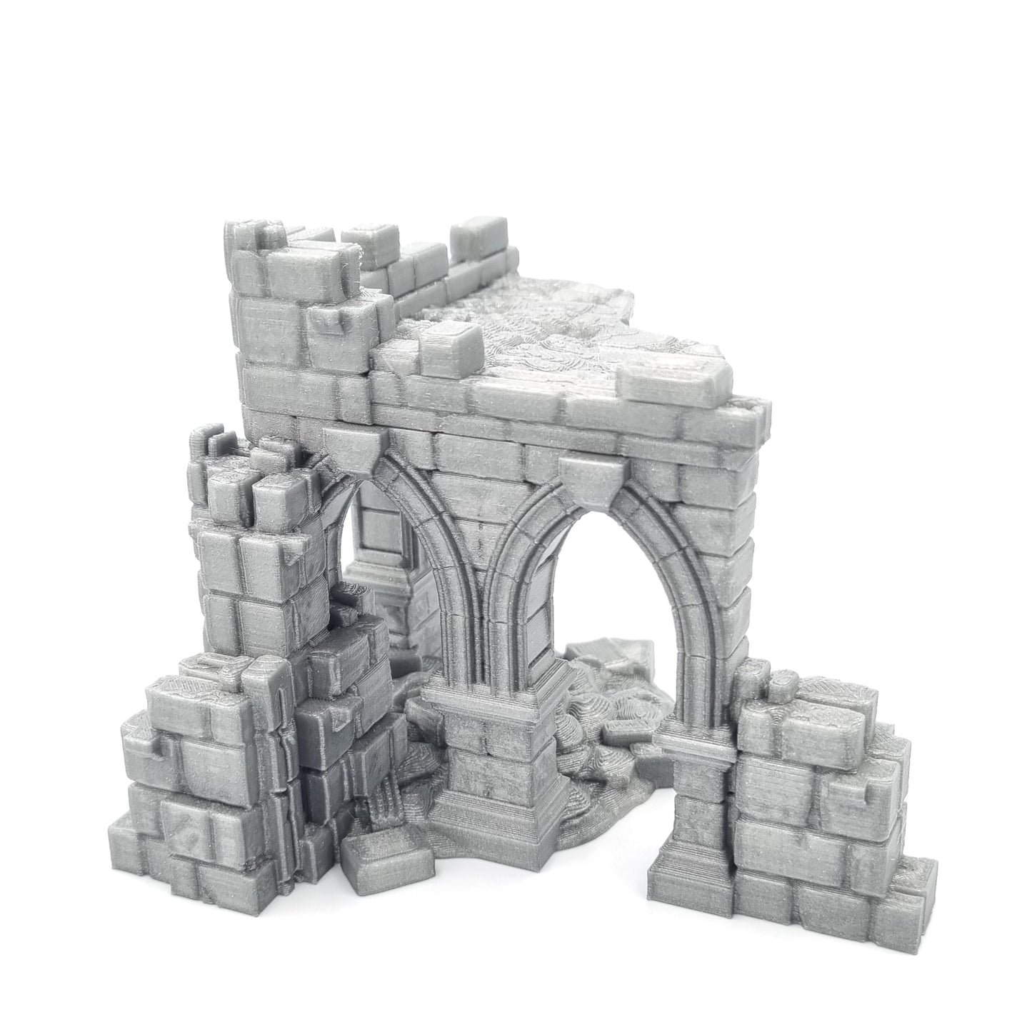 Battle Ruined Wall Scenery Side View
