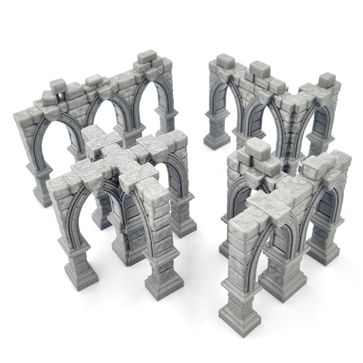 Set of 4 Pillars Top View 2