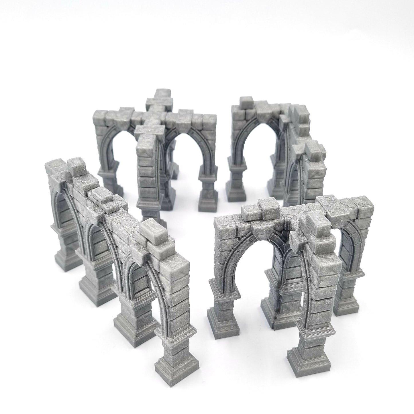 Set of 4 Pillars Top View