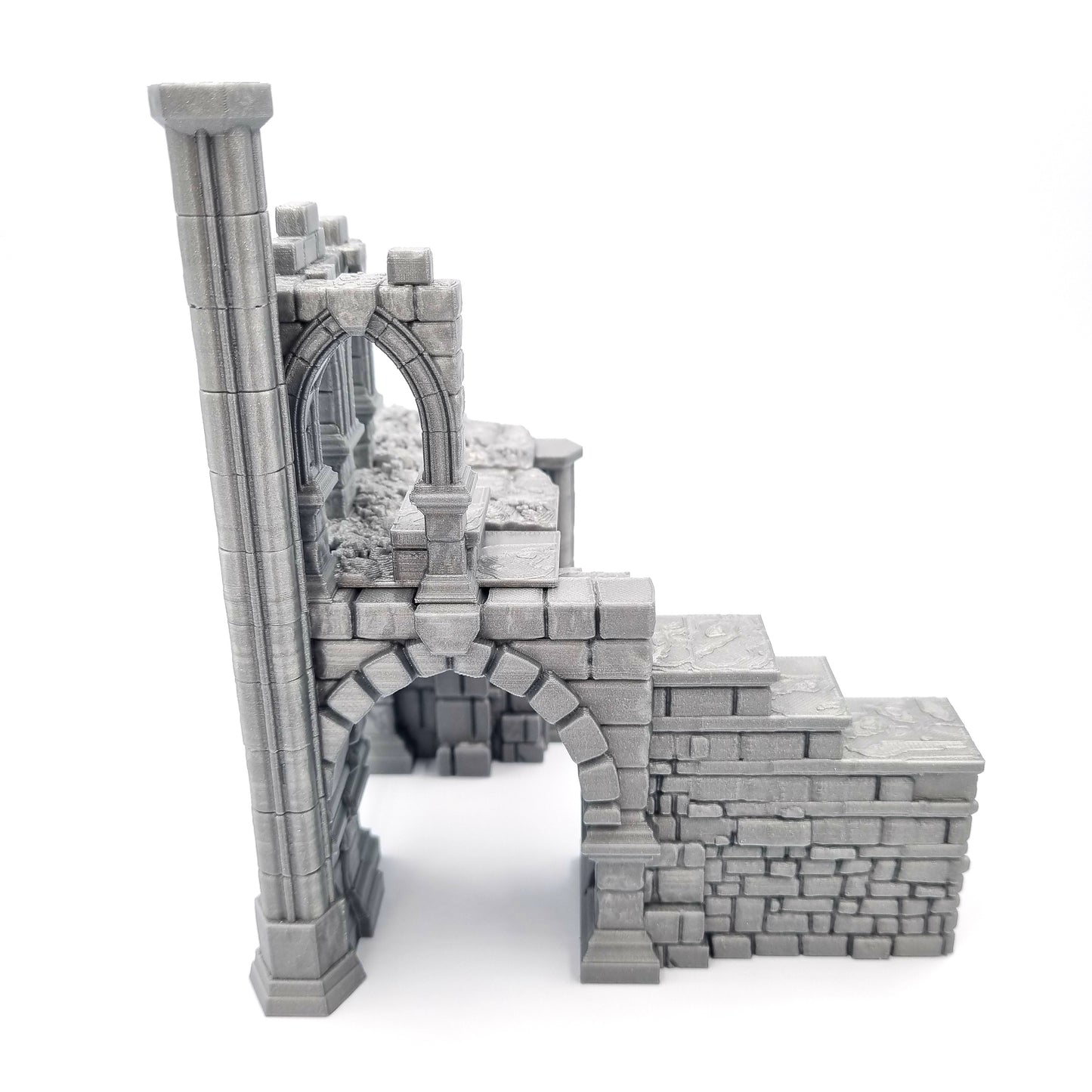 Battle Ruined Building Side View 2