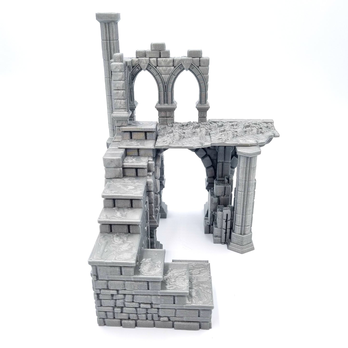 Battle Ruined Building Top View
