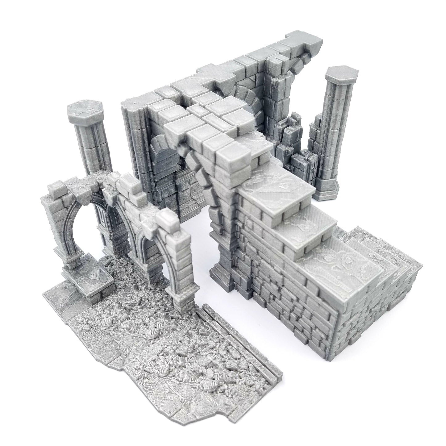 Battle Ruined Building Frostguard Medieval Ruins