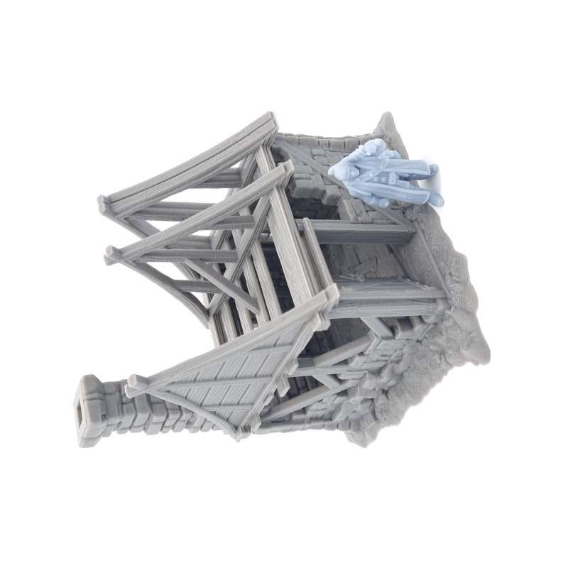 House Ruin 03 – Frostguard Town Small Ruin (2 Parts) – 28–32mm Terrain