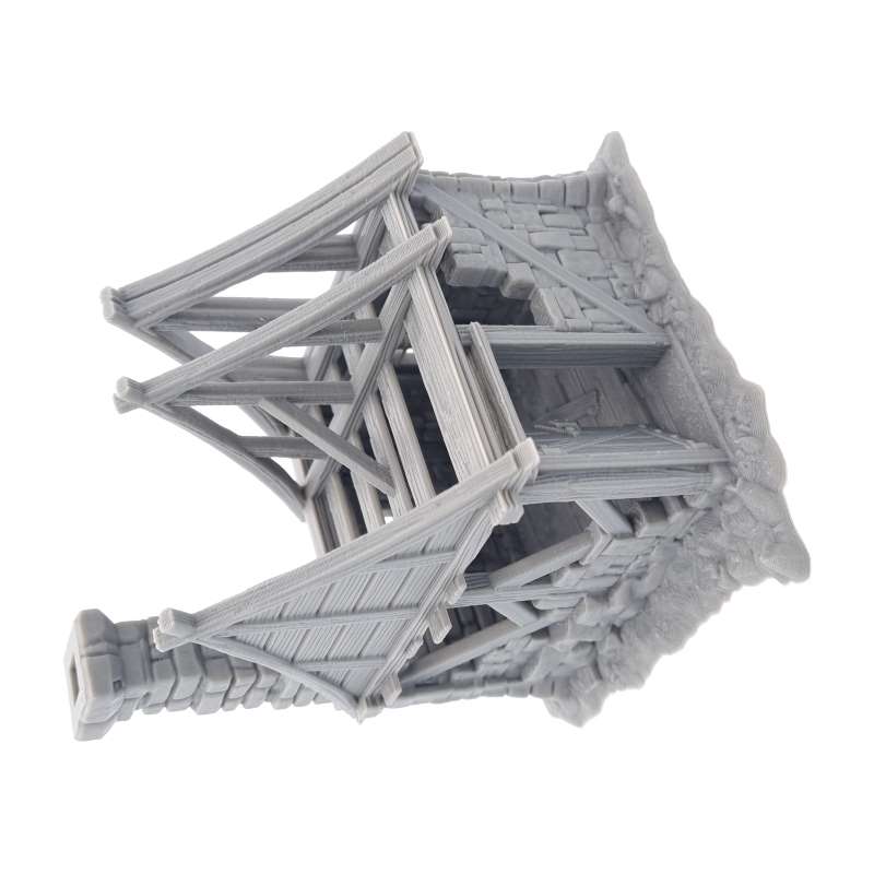House Ruin 03 – Frostguard Town Small Ruin (2 Parts) – 28–32mm Terrain