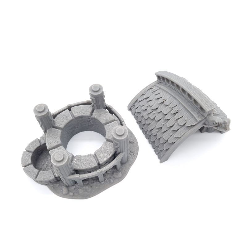 Viking Well - Highly detailed model for dioramas and wargaming environments