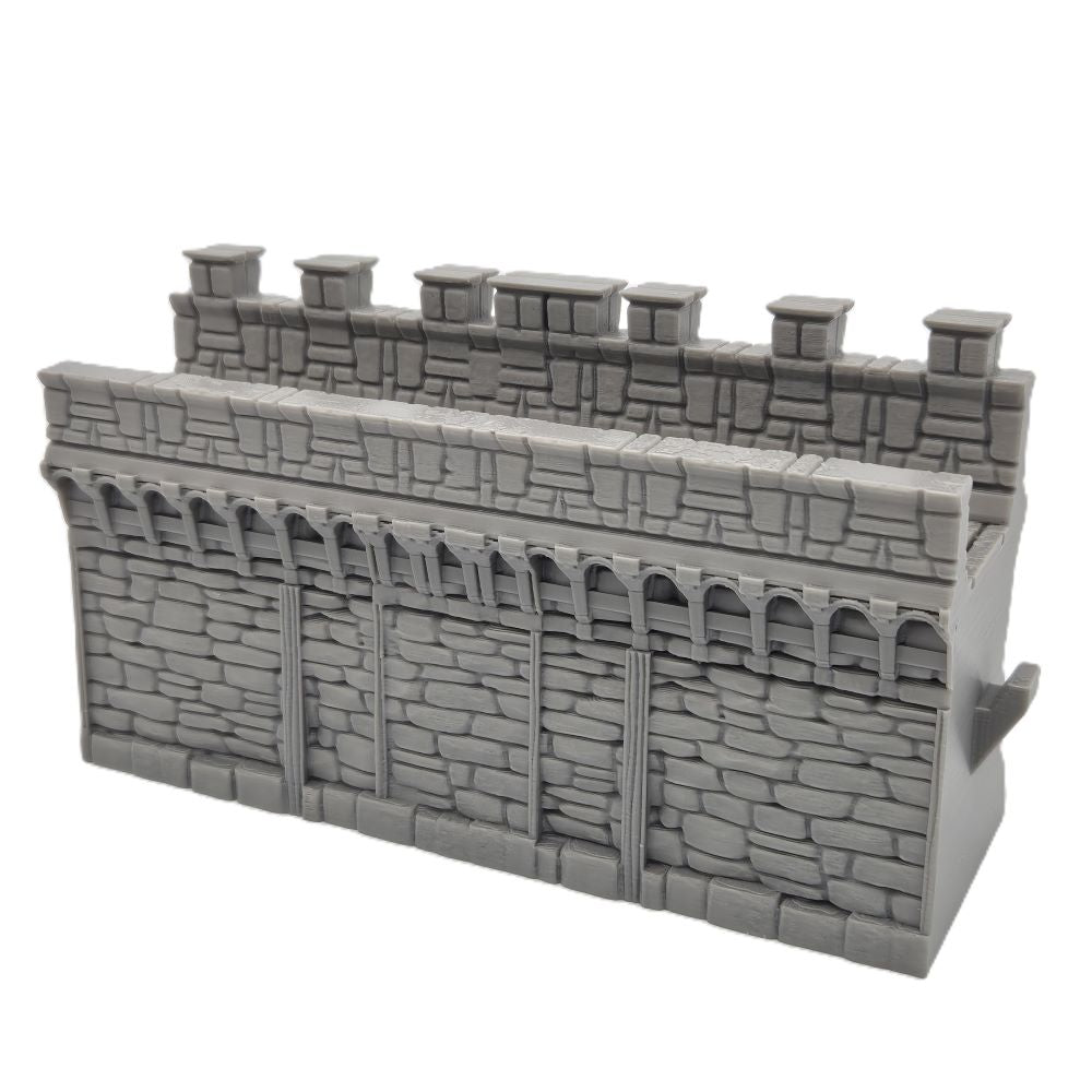 Castle Wall Battlement Long - MF
