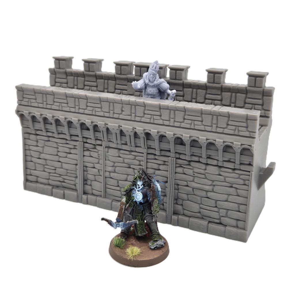 Castle Wall Battlement Long - MF