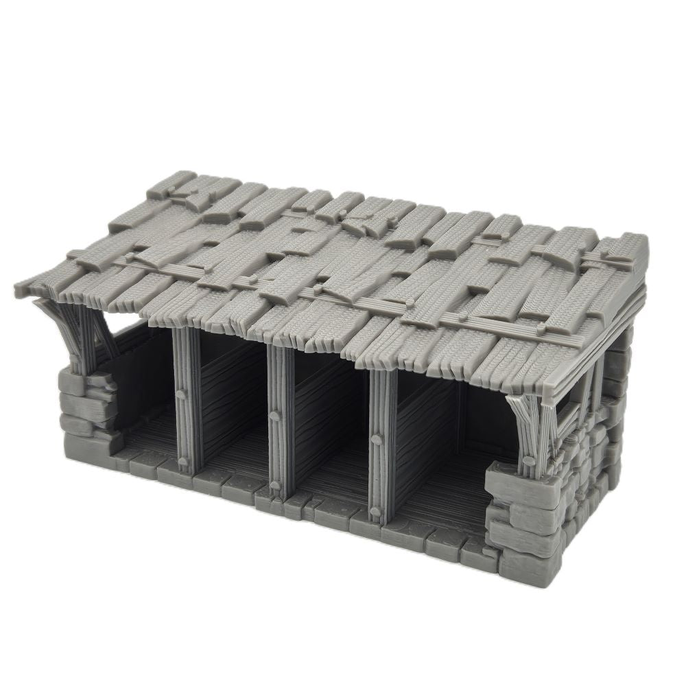 Castle Wall Battlement - Stable