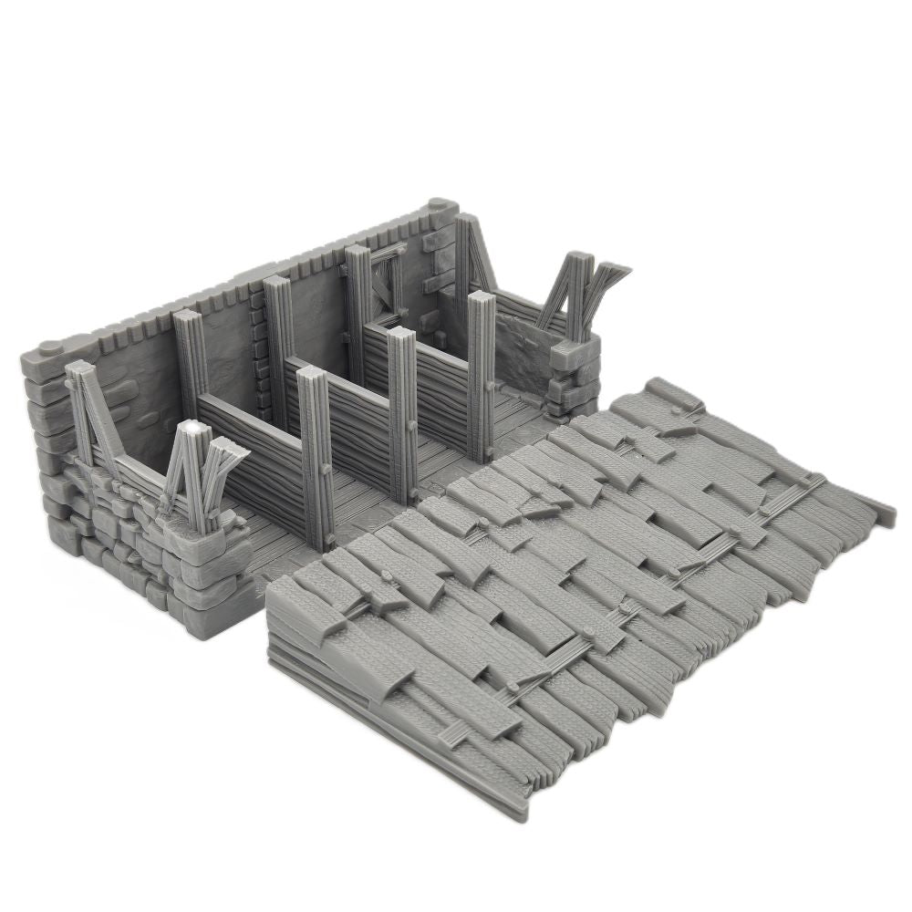 Castle Wall Battlement - Stable
