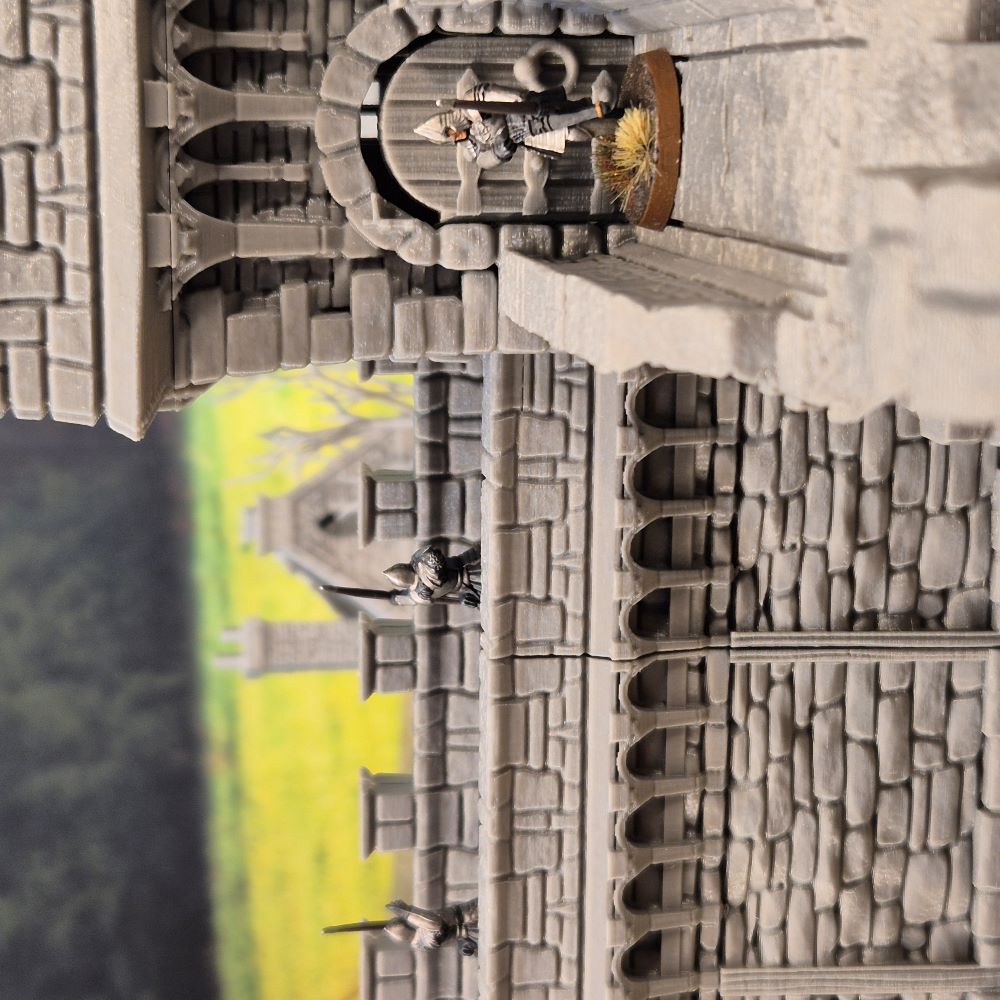 Castle Wall Battlement Spike Long - MF