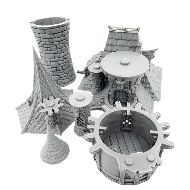 Archmages Manor Tower - Extension QP3D Wargames