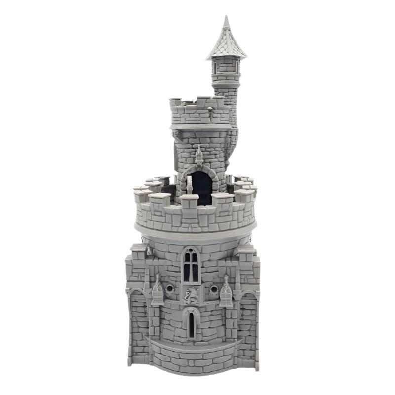 Barbican House Wall - Building with Modular Castle Wall Connection QP3D