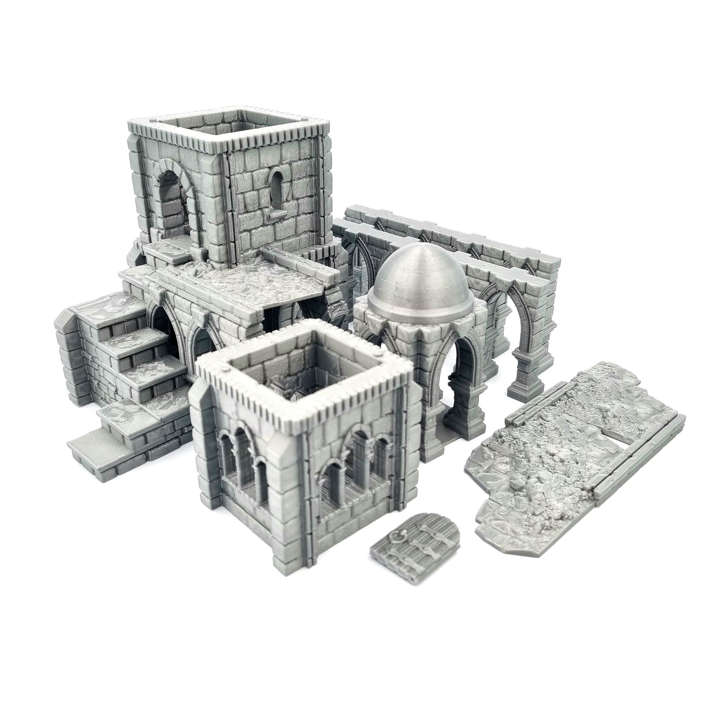 Battle Tower with Pillars Frostguard Medieval Ruins
