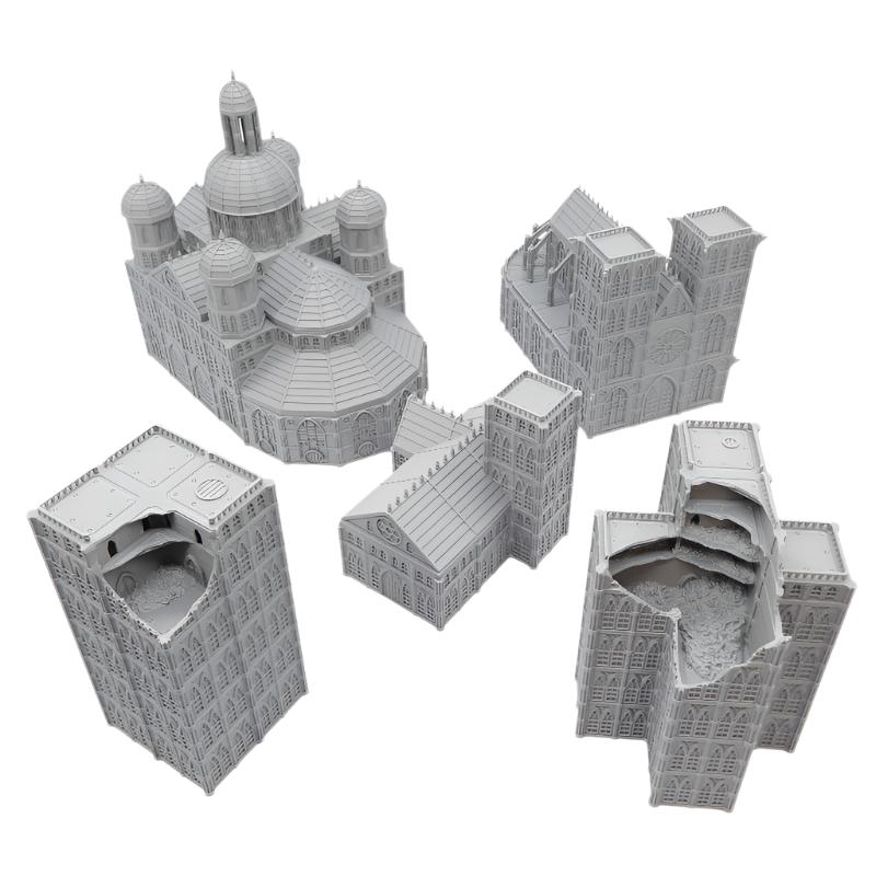 Buildings Set 1 - Epic Sector Sanctuary QP3D