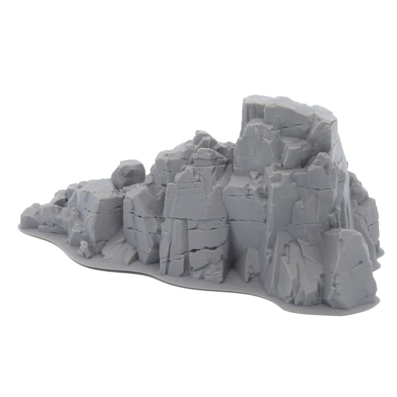 Cliff Wall Fall Off Back View