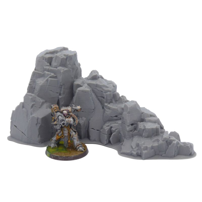 Cliff Wall Fall Off Front View
