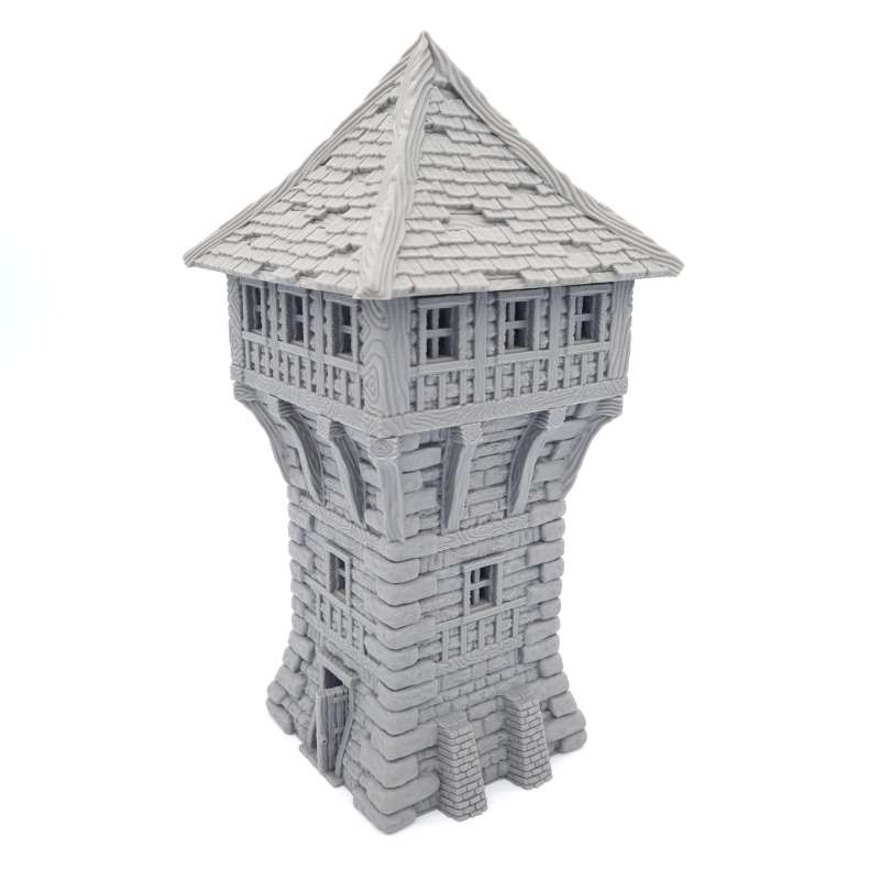 Cottage Tower House Side View 3
