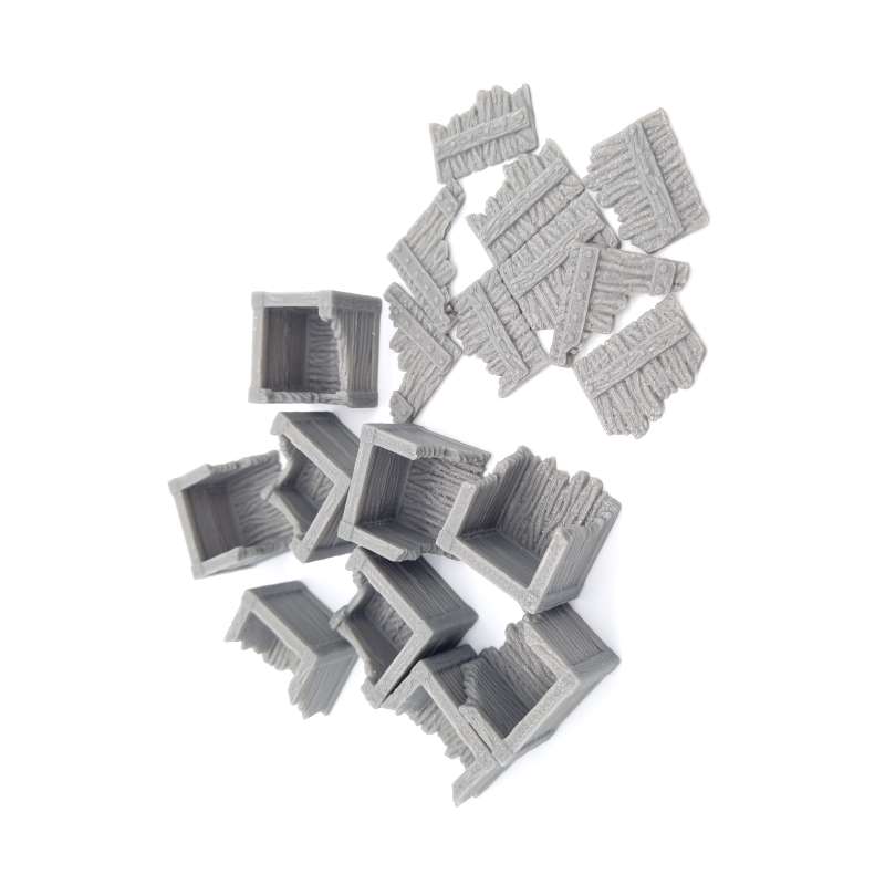 Damaged Square and Rectangular Boxes