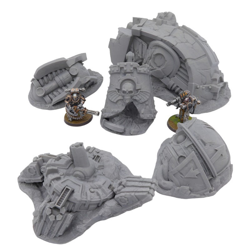 Destroyed Titan Set of 5 QP3D