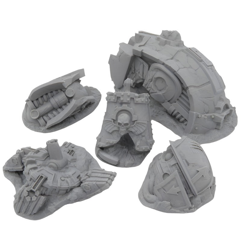 Destroyed Titan Set of 5