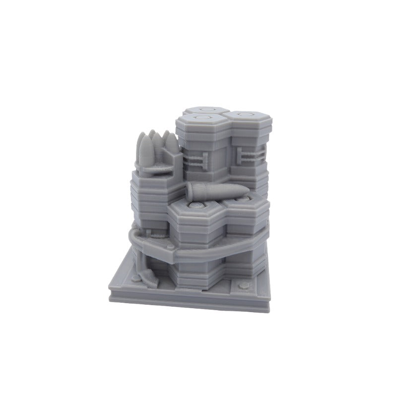 Futuristic Warfare Supply Palette Back View