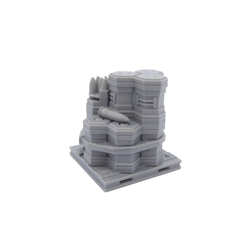 Futuristic Warfare Supply Palette Front View