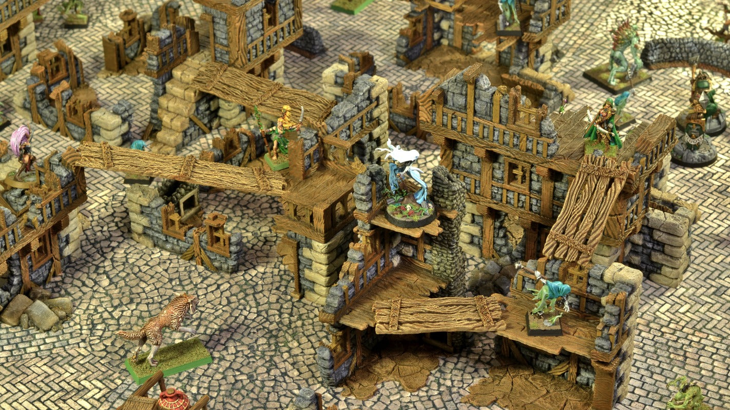 Gangways Set - Short and Long Frostguard Medieval Ruins