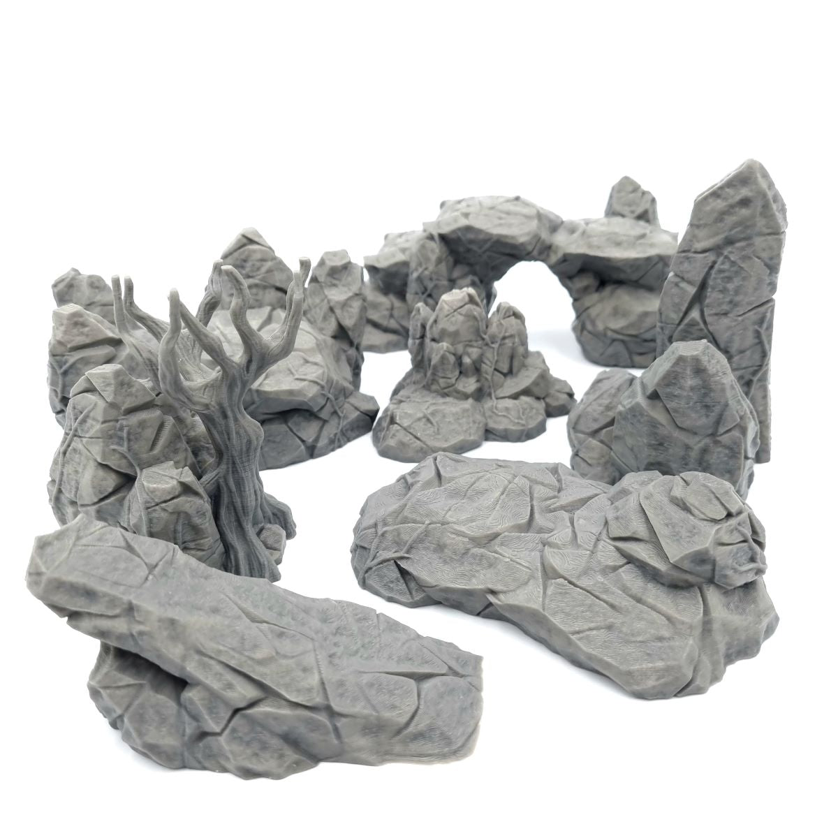 Jagged Rocks Scatter Terrain QP3D