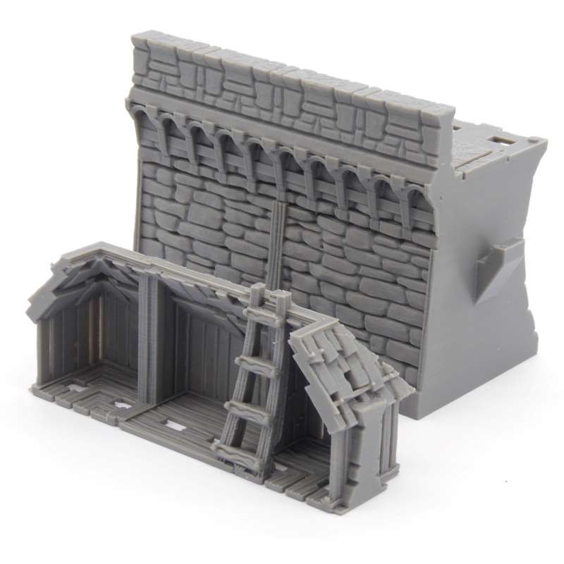 Hoarded Castle Wall - MF