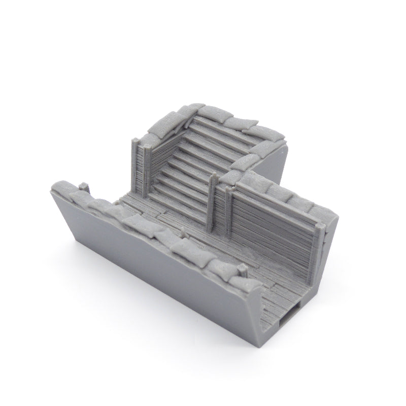 3D printed grimdark warzone terrain for Trench Crusade and Warhammer 40K