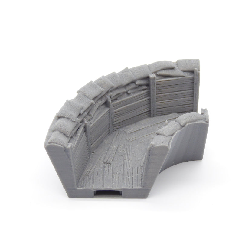 90-degree corner trench for tabletop war games, OpenLOCK compatible