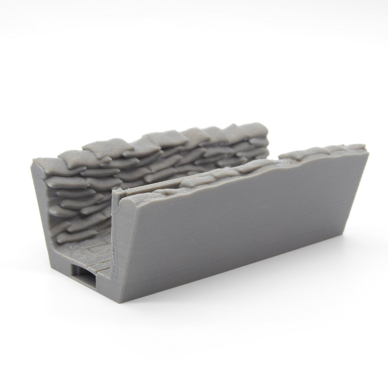 3D printed grimdark warzone terrain for Trench Crusade and Warhammer 40K