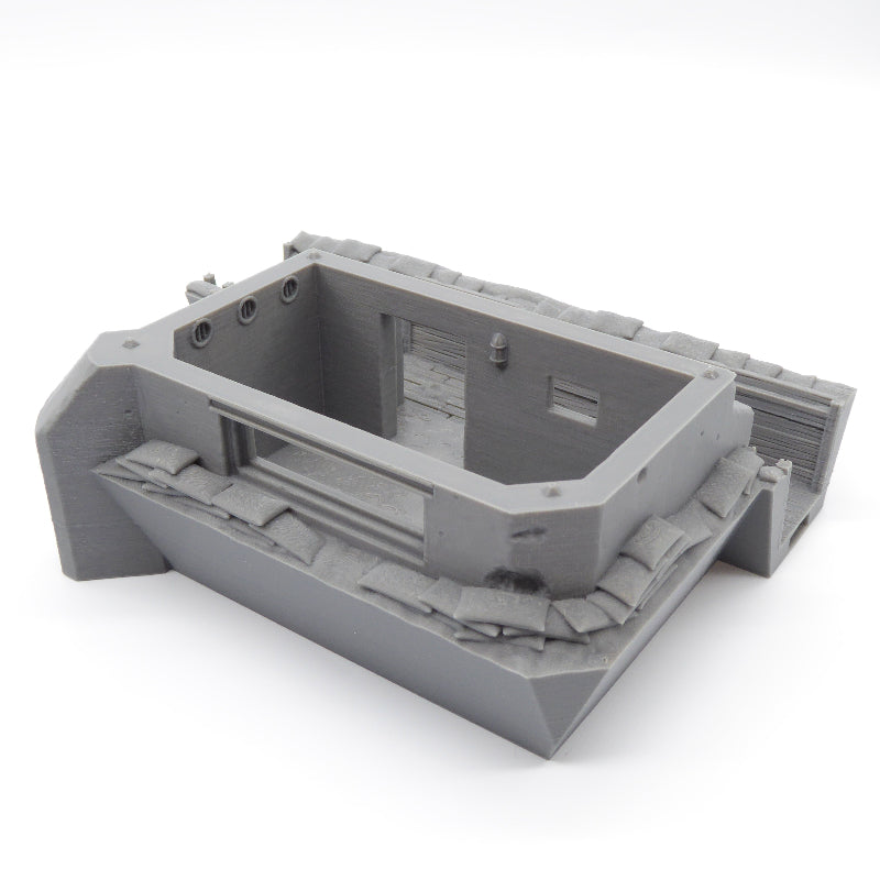 3D printed modular trench system for tabletop wargames, OpenLOCK compatible