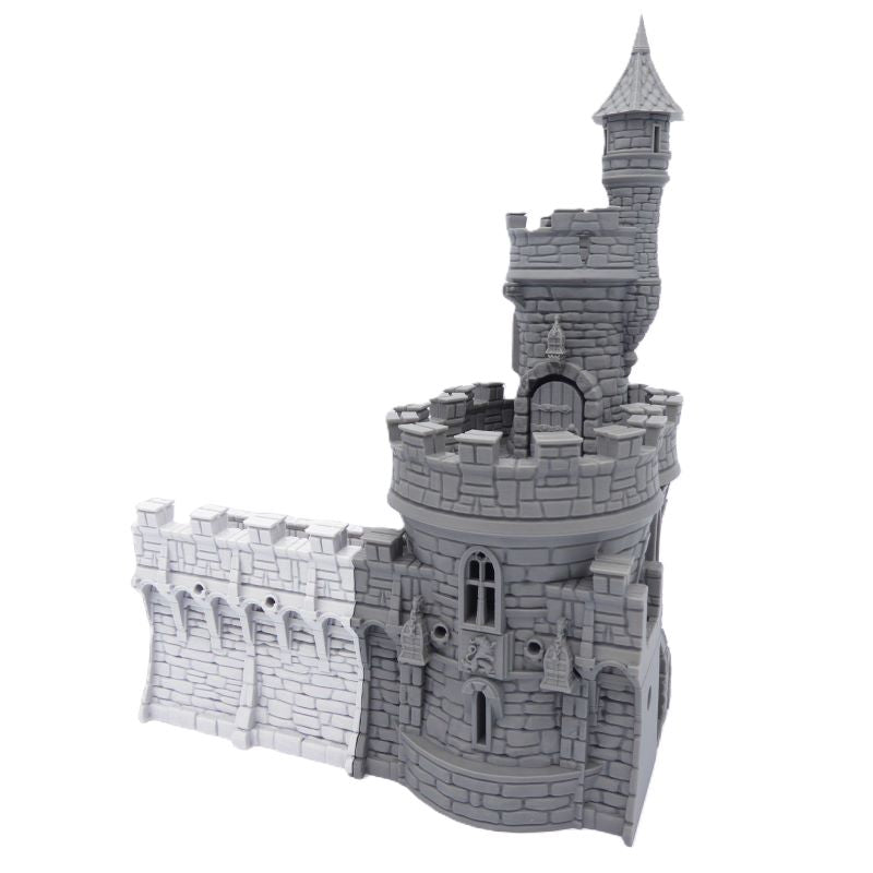 Barbican House Wall - Building with Modular Castle Wall Connection