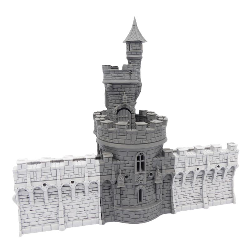 Barbican House Wall - Building with Modular Castle Wall Connection