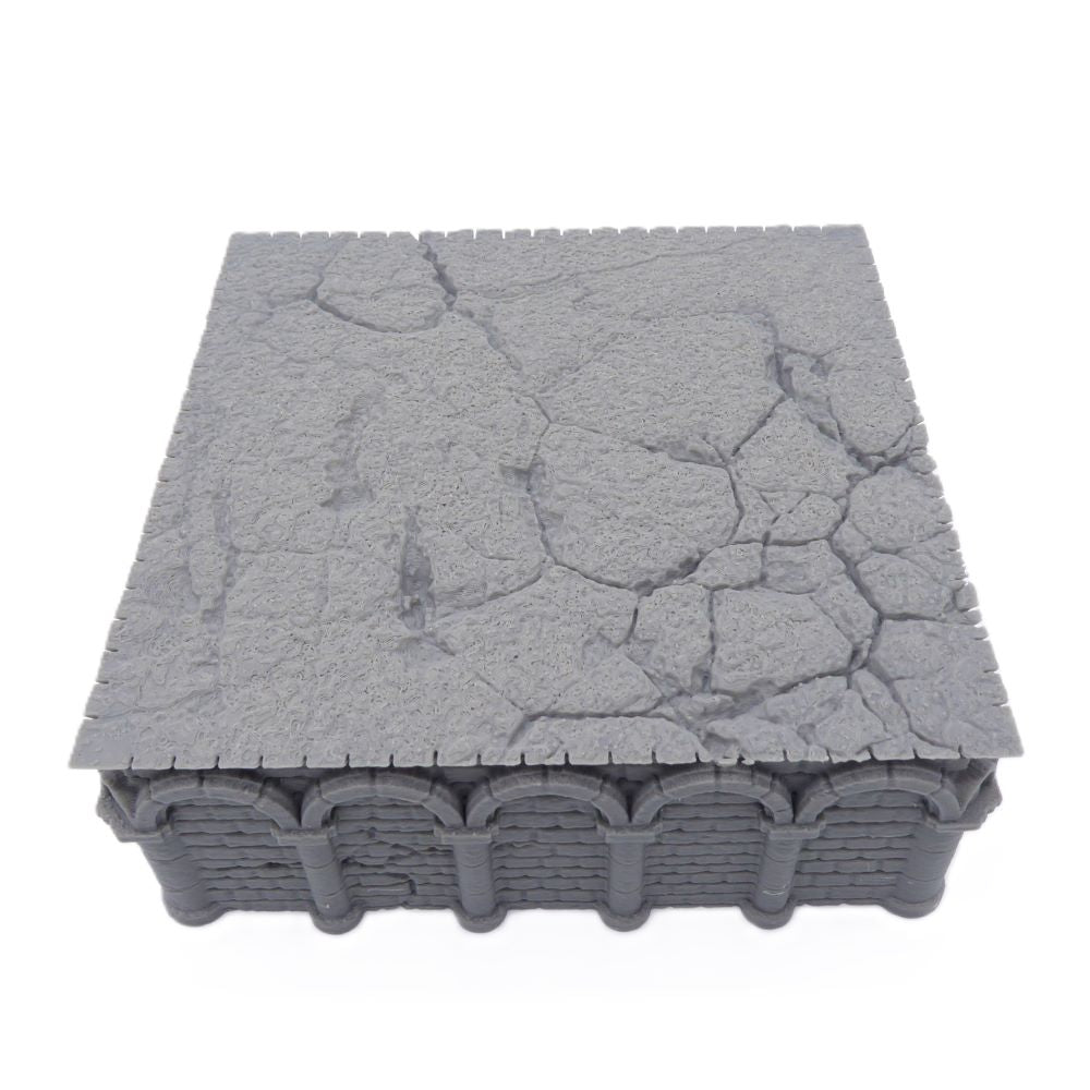 5x5 Intact Square Foundation – Byzantine Era 28mm Terrain | Modular Wargame Base