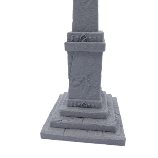 Intact Monumental Column – Byzantine Era 28mm Terrain | Historical Tabletop Scenery