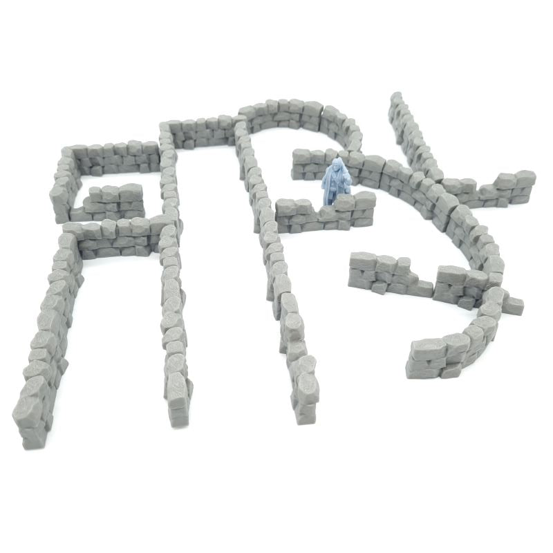 QP3D Wargames - Stone Wall Set