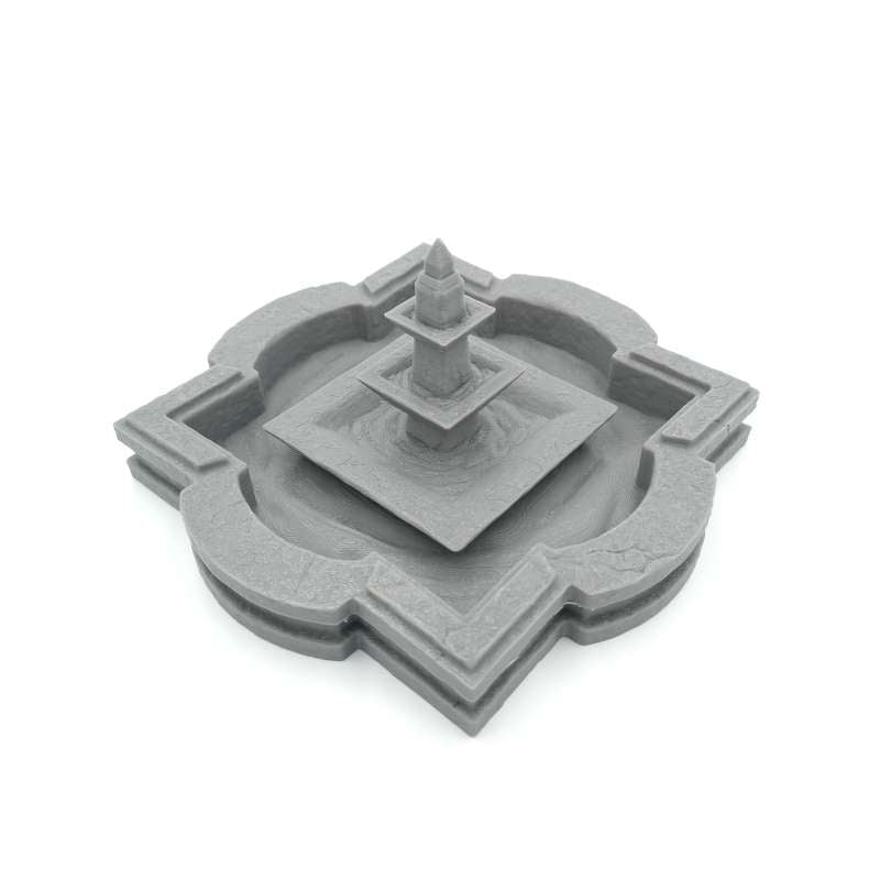 Square Fountain - Outer Rim Top View