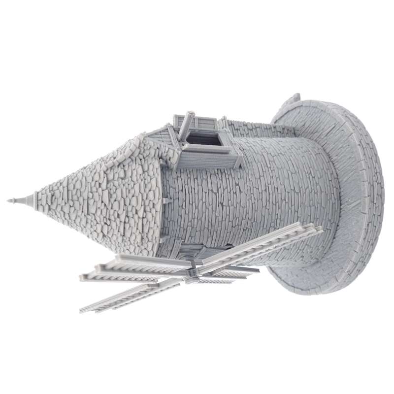 Stone Windmill Side View 2