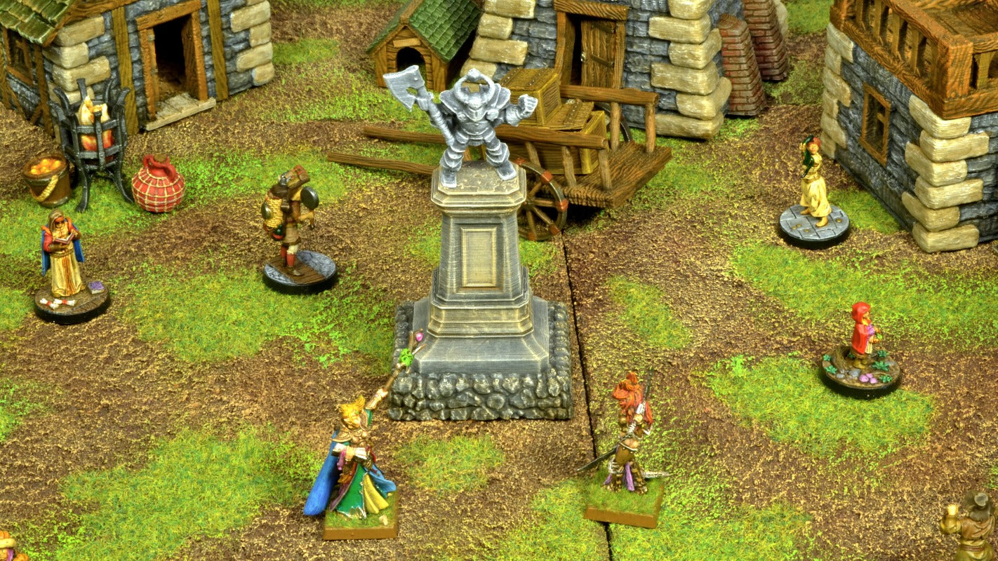 The Concrete Stone Pedestal QP3D Wargames