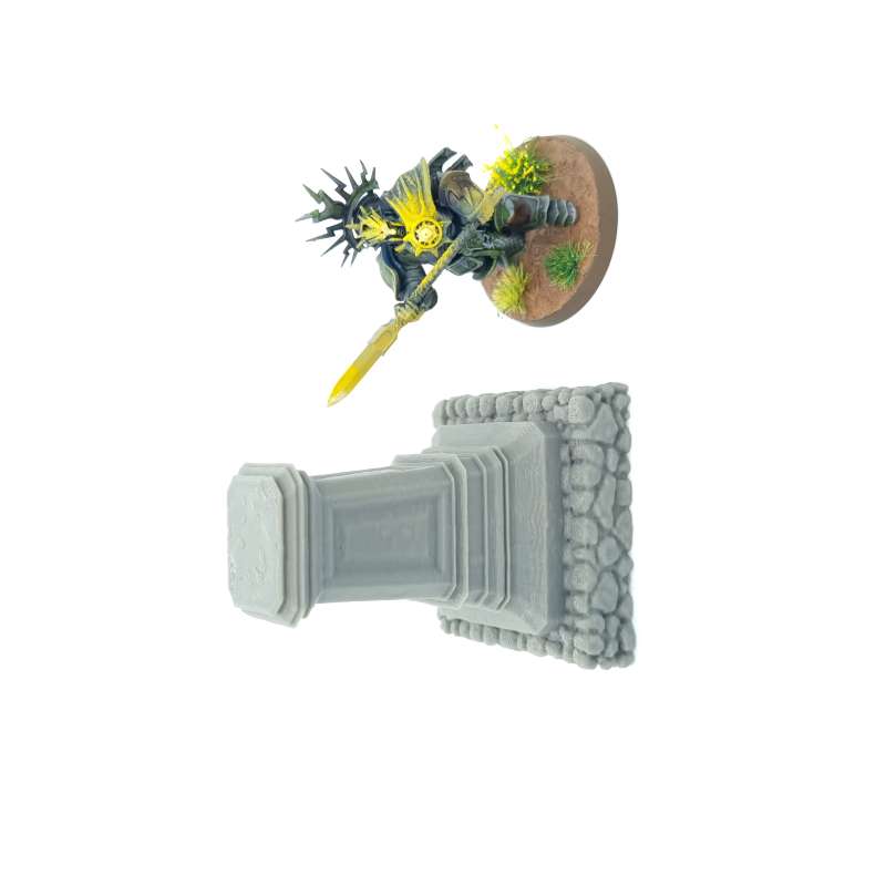 The Concrete Stone Pedestal QP3D