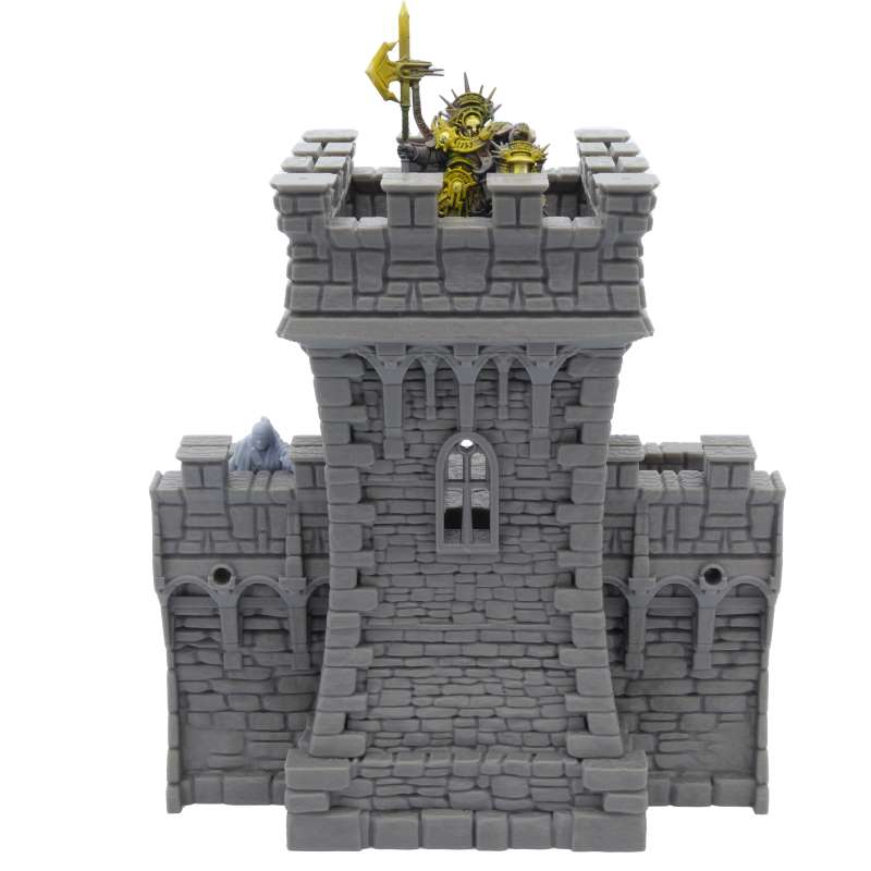 Tower Castle Wall - Curtain QP3D