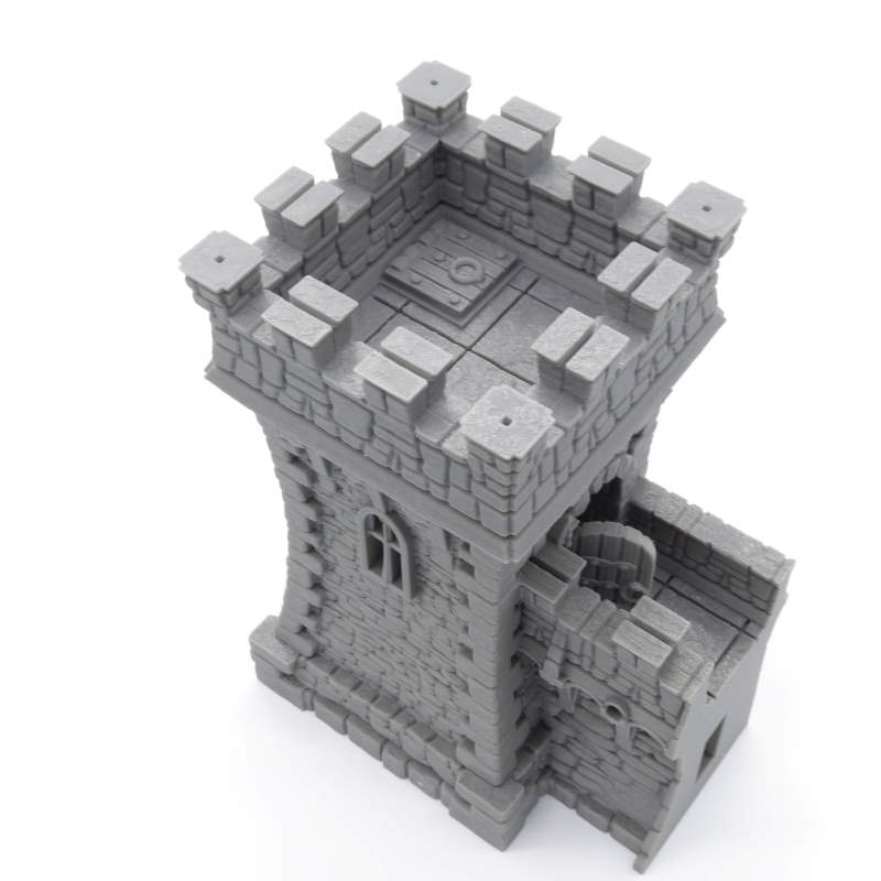 Tower Castle Wall - Single End Top View