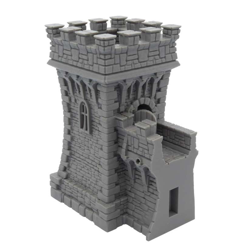 Tower Castle Wall - Single End View 1