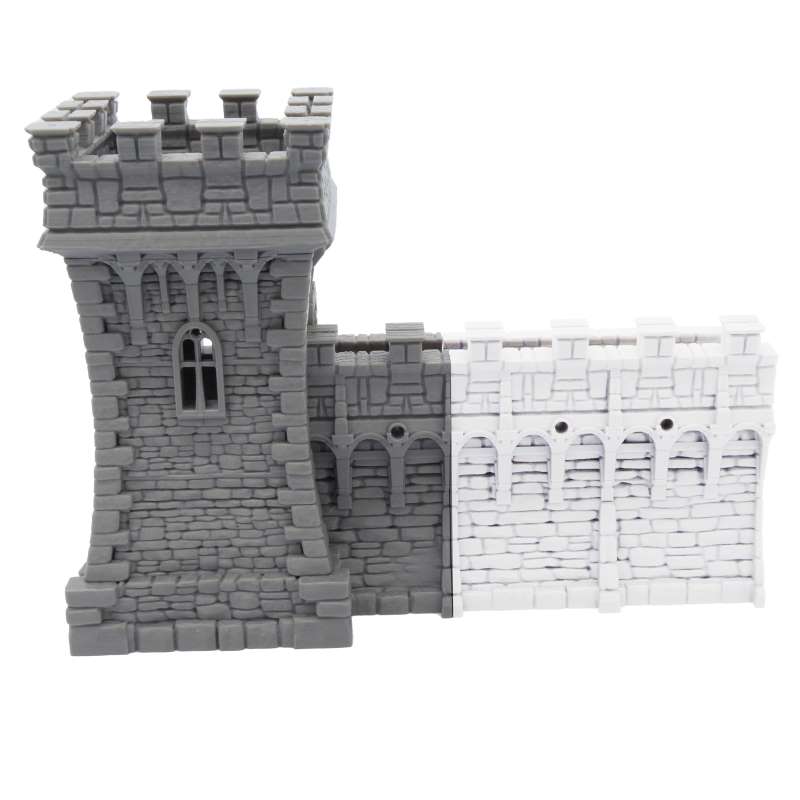 Tower Castle Wall - Single End View 3