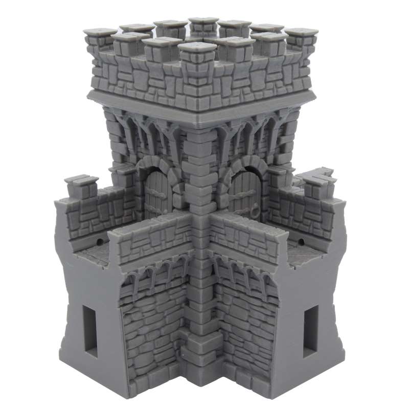 Tower Castle Wall - Triple View 5