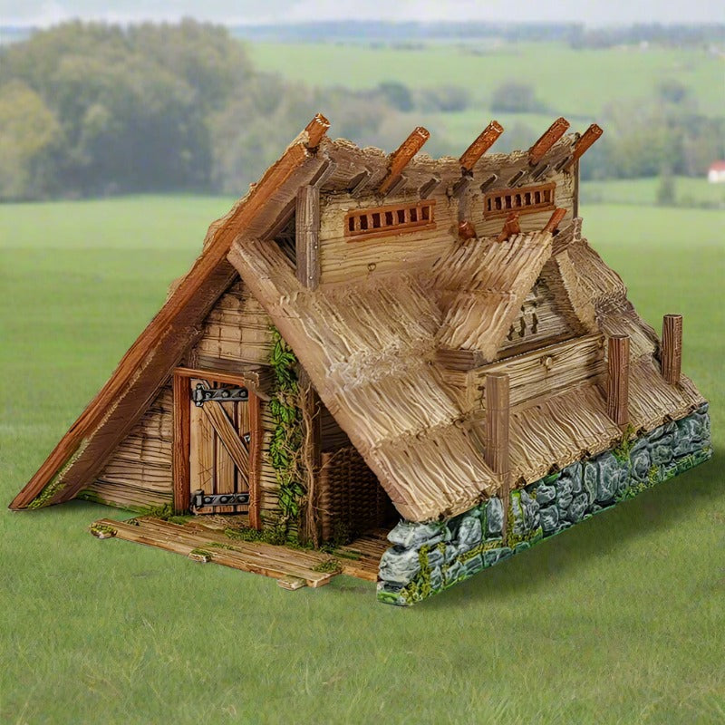 Traditional Viking village house design