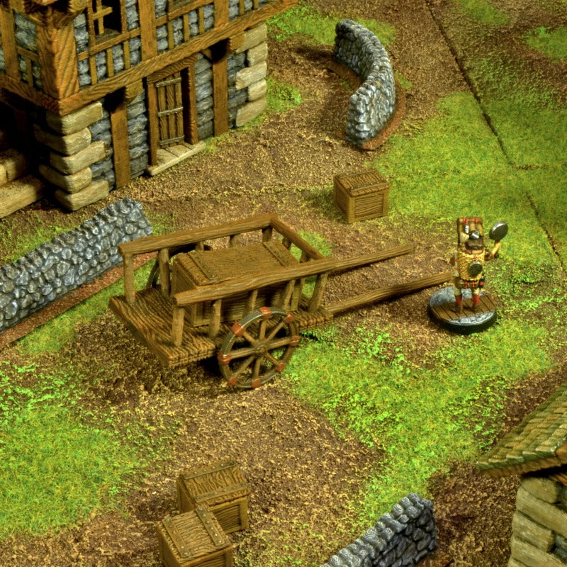 Wooden Farm Cart QP3D Wargames